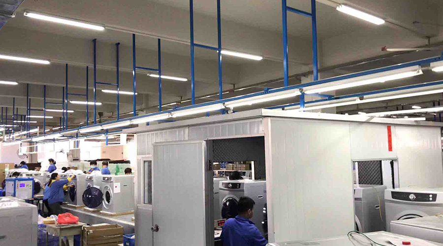 金環(huán)電器如何保證客戶收到的滾筒干衣機運行時無異響？