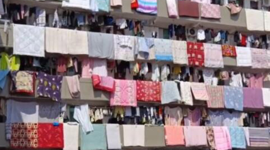 學(xué)?，F(xiàn)曬被大場(chǎng)面！滾筒衣服烘干機(jī)即烘即干大件棉被 便捷好用