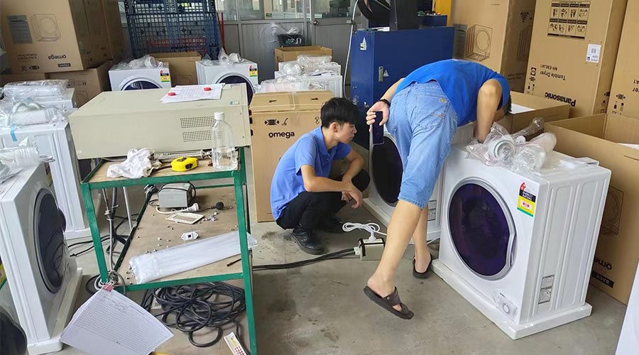 驗貨省心省力！澳洲omega客戶稱贊衣物烘干機代工質(zhì)量高