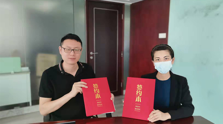 祝賀！金環(huán)電器與寧波某品牌電商客戶再次合作，簽約成功！