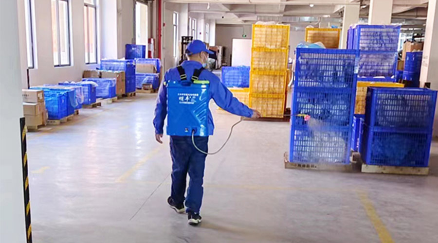 健康和安全放首位！金環(huán)電器全面開展工廠除菌工作