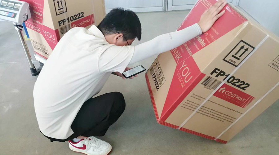 實況直擊！客戶北美COSTWAY開展衣物烘干機驗貨