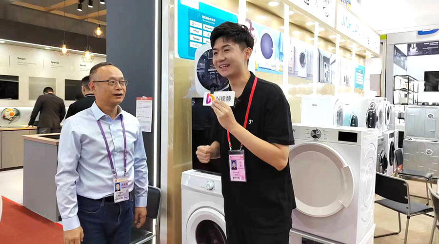 廣交會熱點！央視、新華網(wǎng)等媒體聚焦金環(huán)電器滾筒干衣機
