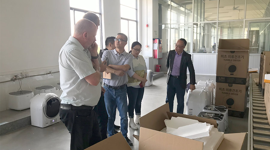 搶訂單 拼合同！金環(huán)電器積極推進滾筒衣服烘干機訂單增長